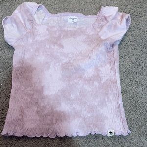Abercrombie kids light purple short sleeve shirt!!